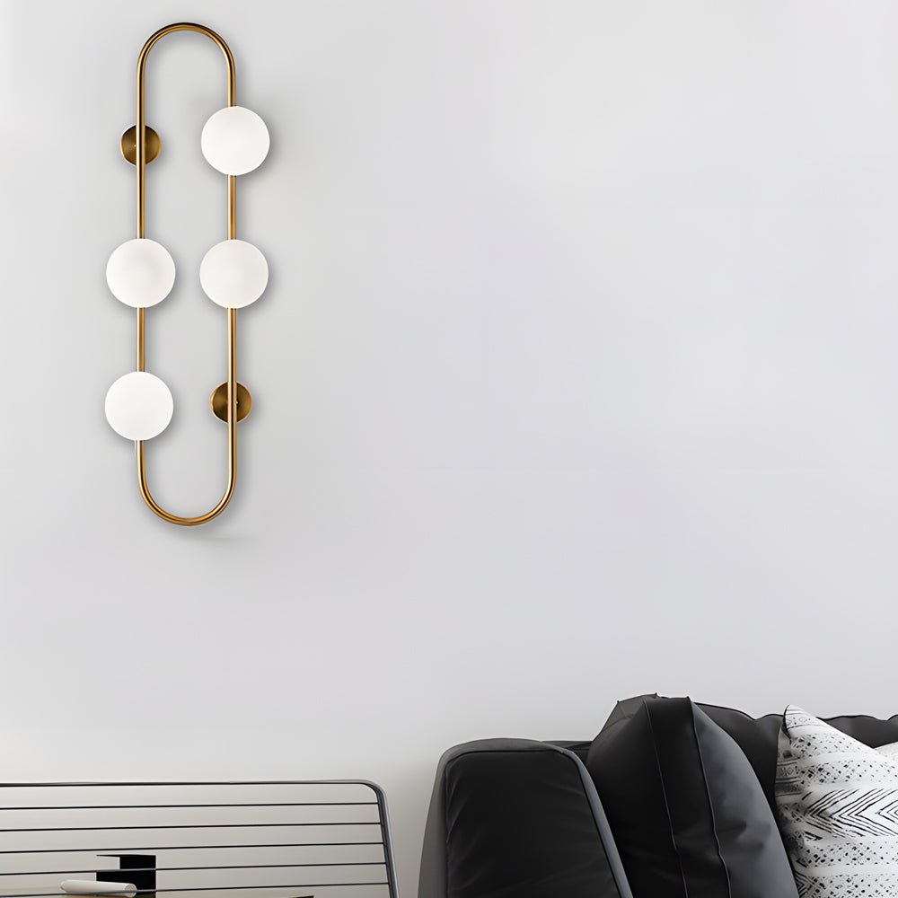 Creative 4 Glass Ball Bubbles LED Post-Modern Wall Sconce