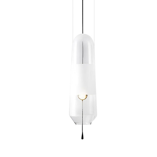 Creative Art Glass Shade Hardware Nordic Pendant Light Fixture