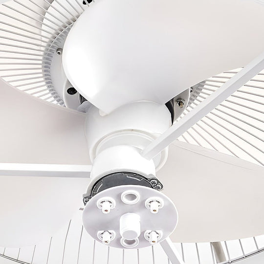 Creative Nordic Bladeless LED Ceiling Fan with Chandelier Design