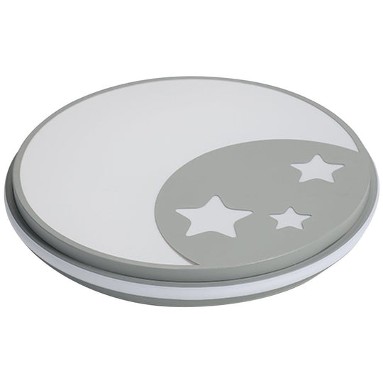 Creative Circular Cartoon Pattern LED Ceiling Lamp for Children’s Room