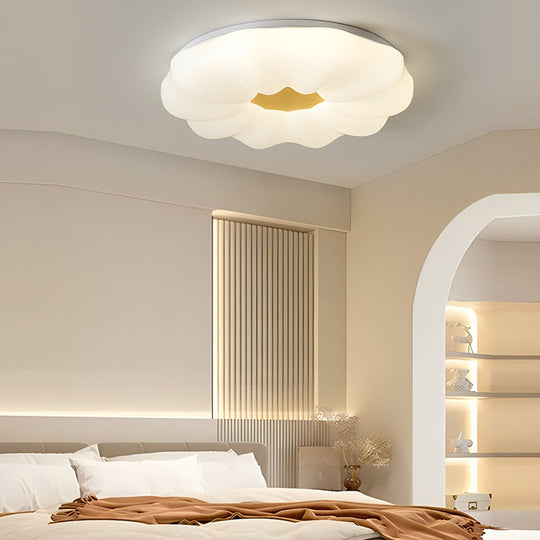 Modern Cloud Flower LED Ceiling Light – 3-Step Dimming