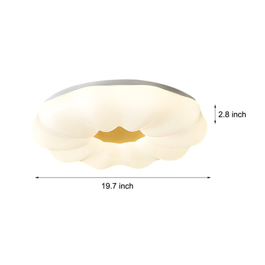 Modern Cloud Flower LED Ceiling Light – 3-Step Dimming