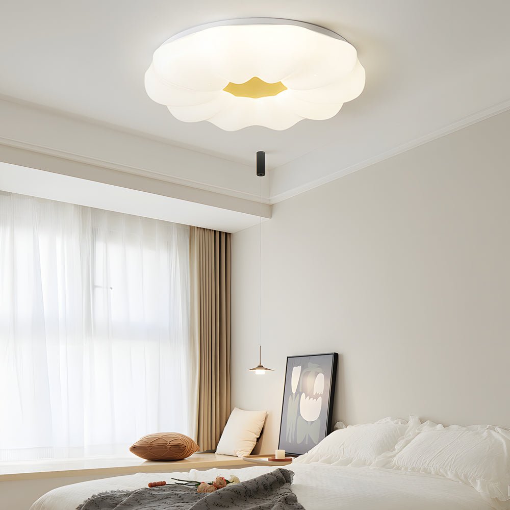 Modern Cloud Flower LED Ceiling Light – 3-Step Dimming