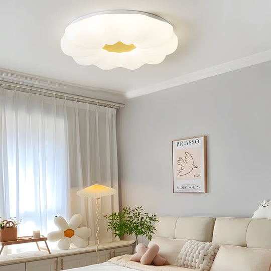 Modern Cloud Flower LED Ceiling Light – 3-Step Dimming
