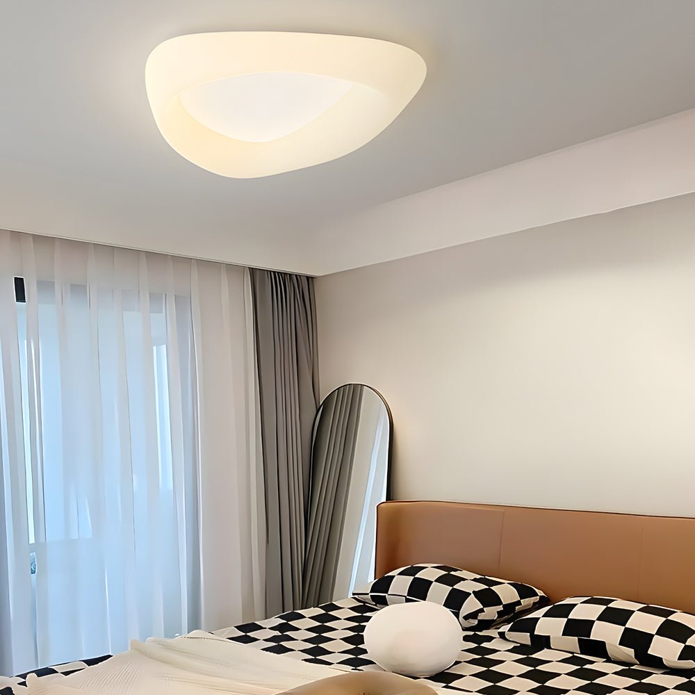 Creative Cobblestone Ceiling Light with 3-Step Dimming