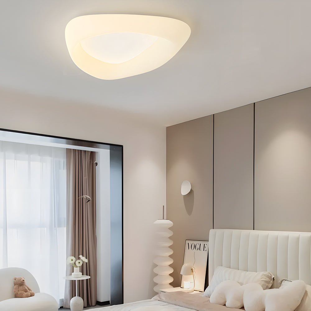 Creative Cobblestone Ceiling Light with 3-Step Dimming