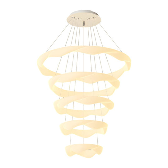 Modern Designer Ring LED Chandelier – 1/2/3/4/5 Rings