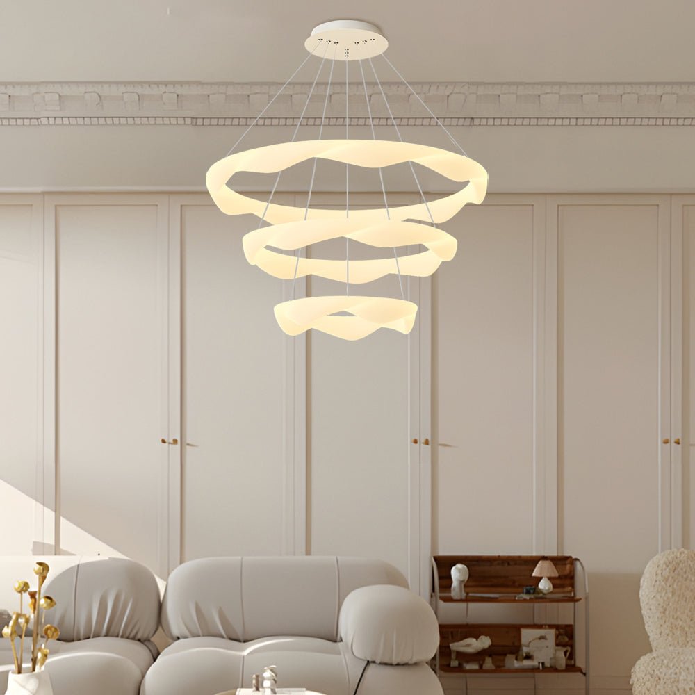 Modern Designer Ring LED Chandelier – 1/2/3/4/5 Rings