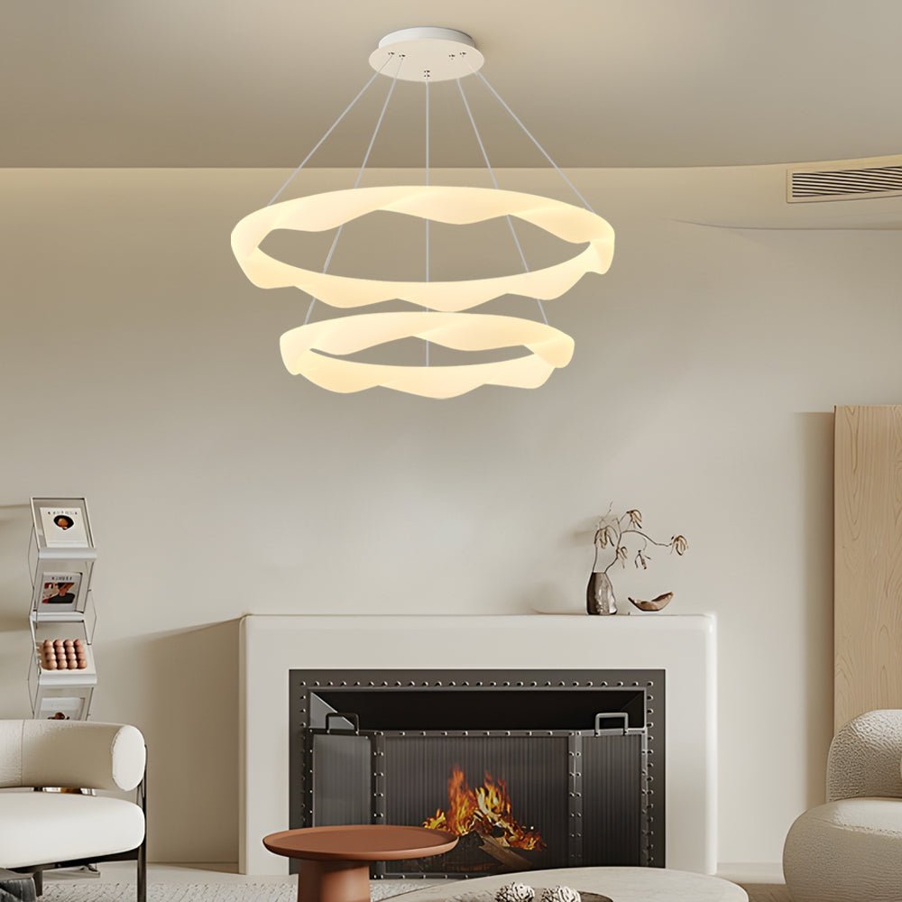 Modern Designer Ring LED Chandelier – 1/2/3/4/5 Rings