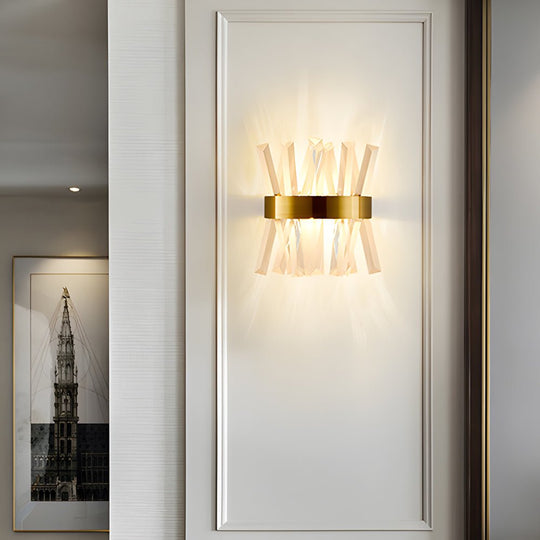 Creative Crystal Strips Luxury Up & Down Lighting Nordic Wall Lamp