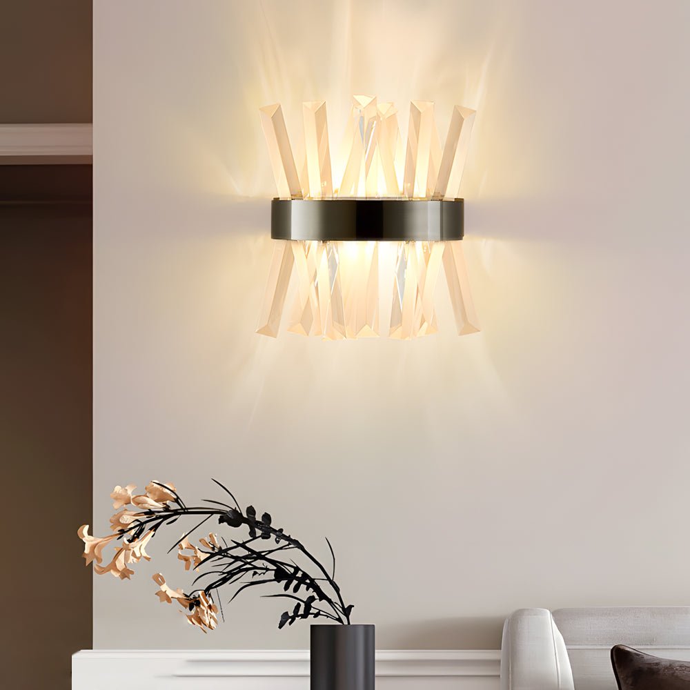 Creative Crystal Strips Luxury Up & Down Lighting Nordic Wall Lamp