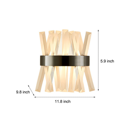 Creative Crystal Strips Luxury Up & Down Lighting Nordic Wall Lamp