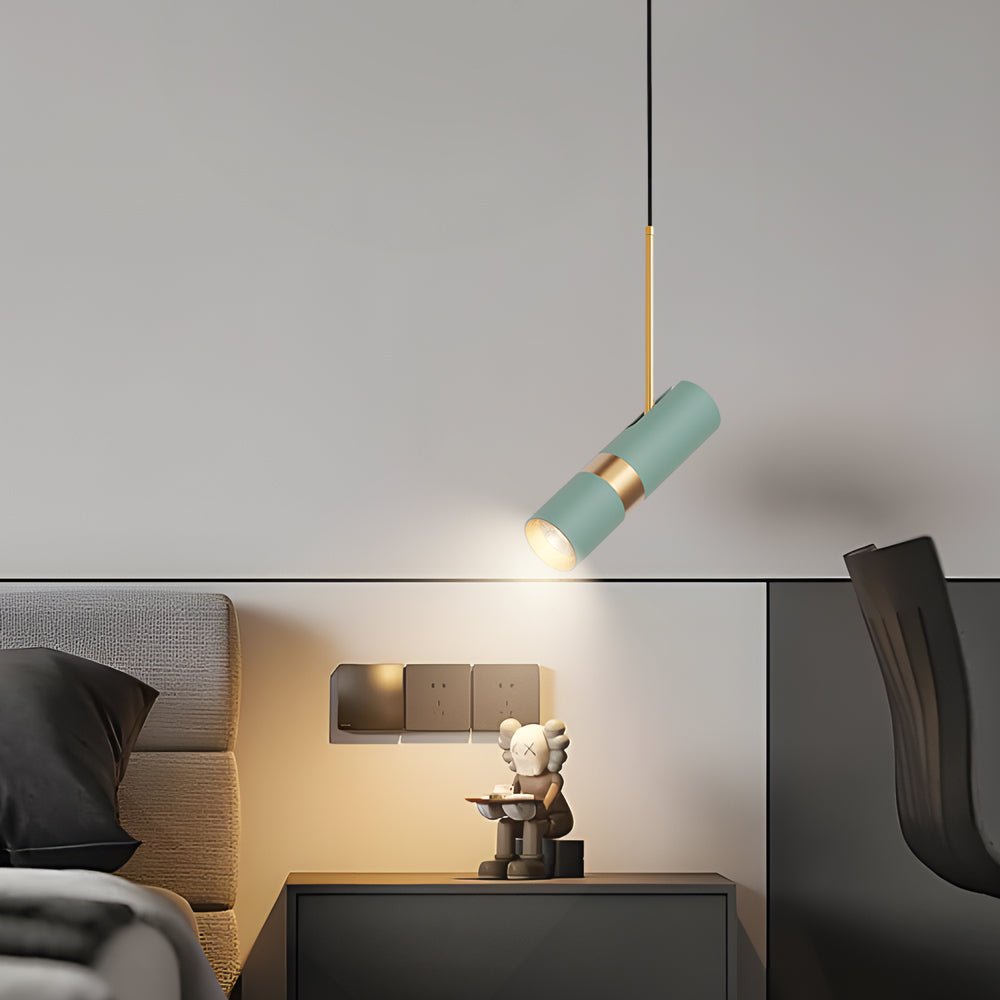Creative Cylindrical LED Three-Step Dimming Pendant Light