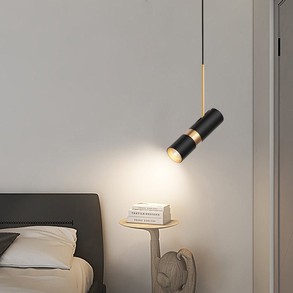 Creative Cylindrical LED Three-Step Dimming Pendant Light