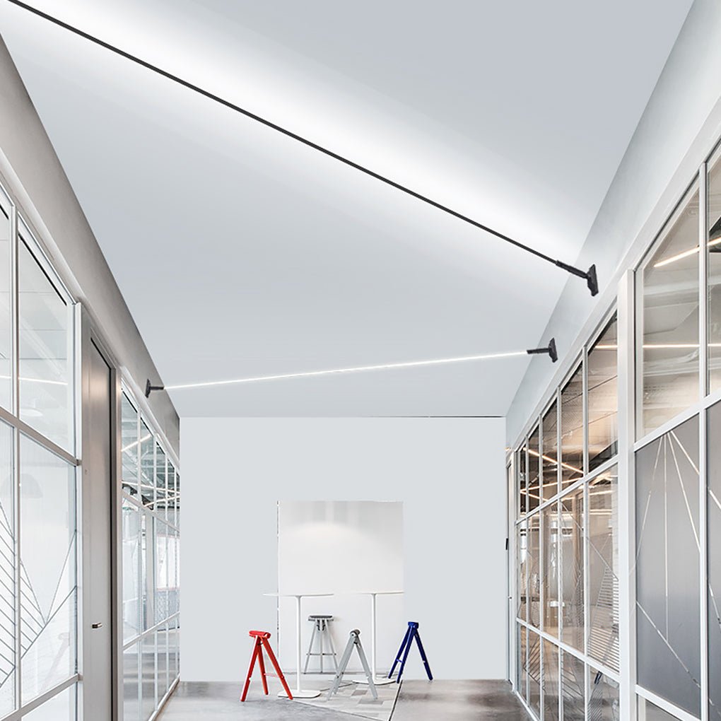 Creative Rotatable Steel LED Strip Light – Adjustable Minimalist Linear Lighting