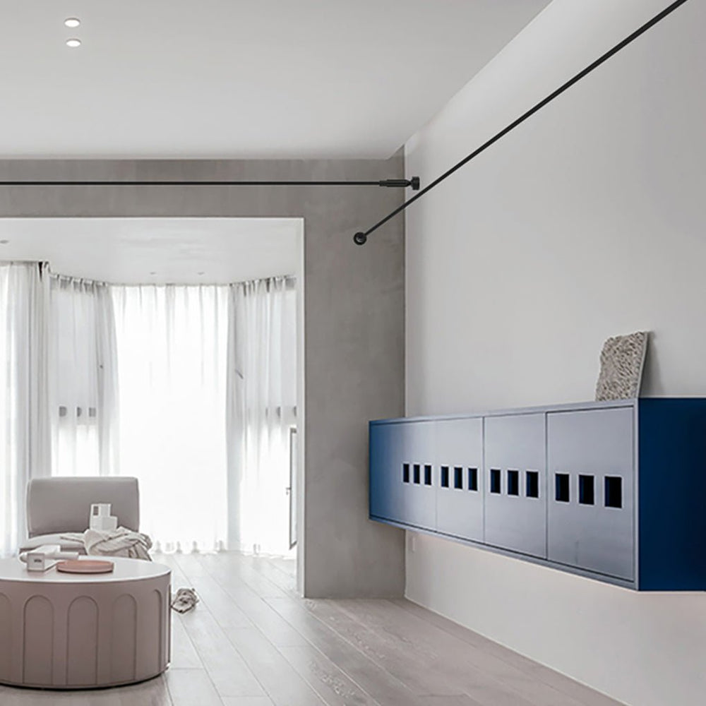 Creative Rotatable Steel LED Strip Light – Adjustable Minimalist Linear Lighting