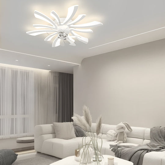 Creative Flowers Ceiling Fan with Light