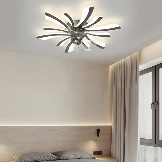 Creative Flowers Ceiling Fan with Light