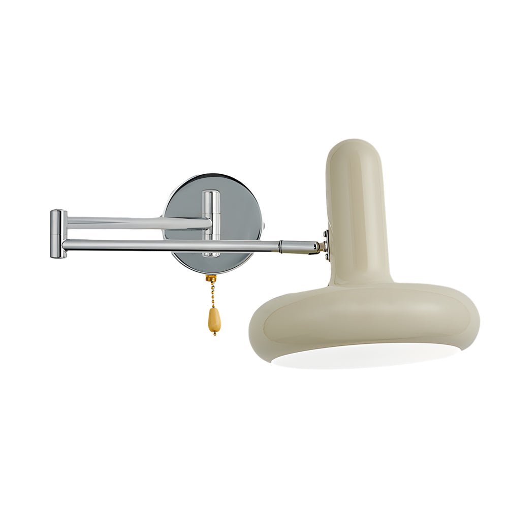 Creative Glass Swing Arm 3 Step Dimming Wall Lamp with Remote
