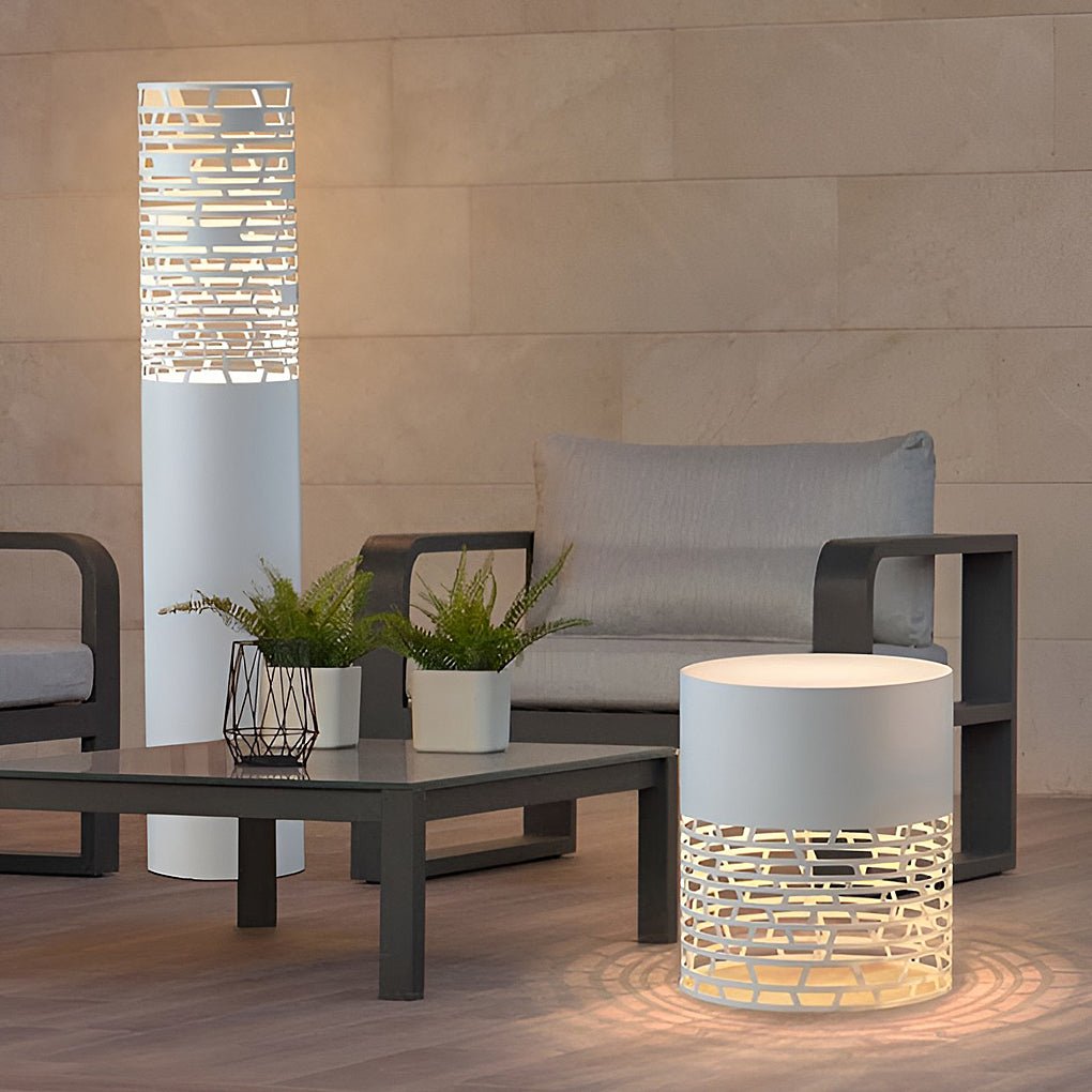 Stylish Hollow Mesh LED Cylinder Light