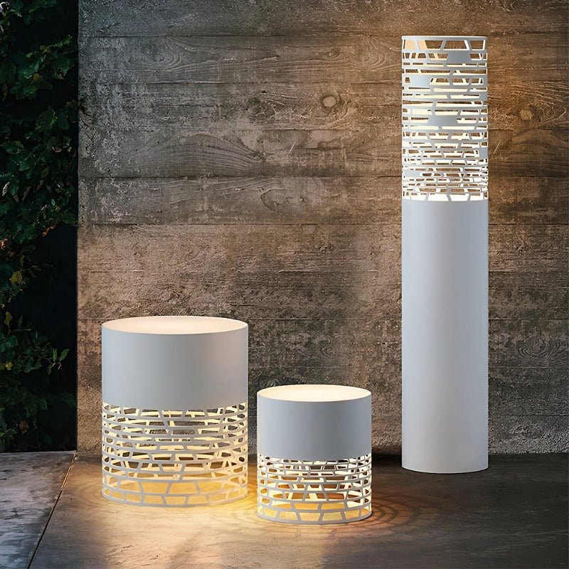 Stylish Hollow Mesh LED Cylinder Light