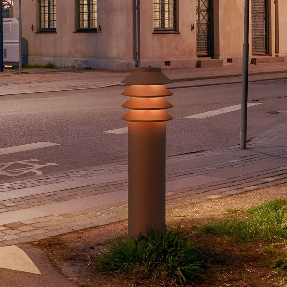 Modern Aluminum LED Outdoor Cylinder Light