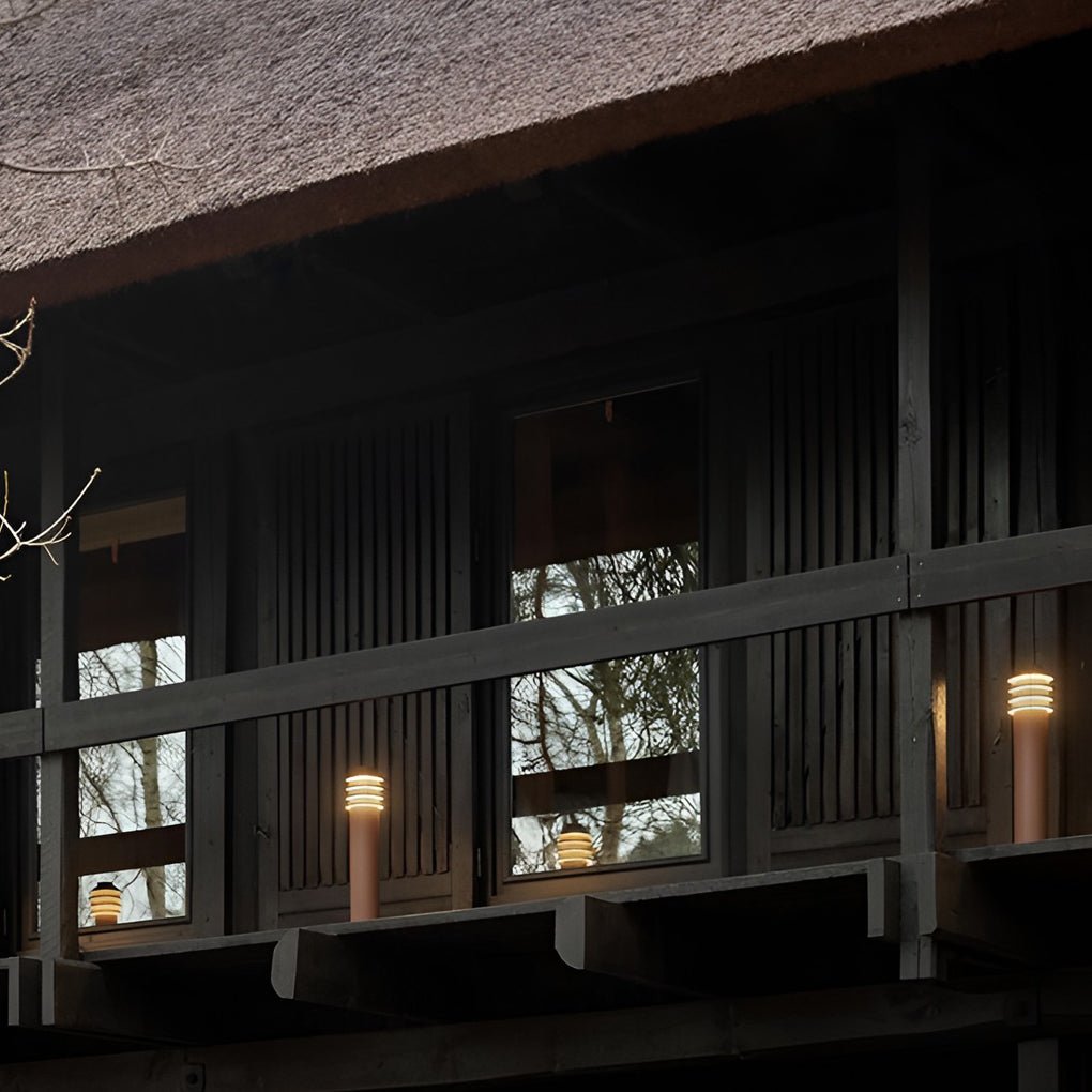 Modern Aluminum LED Outdoor Cylinder Light