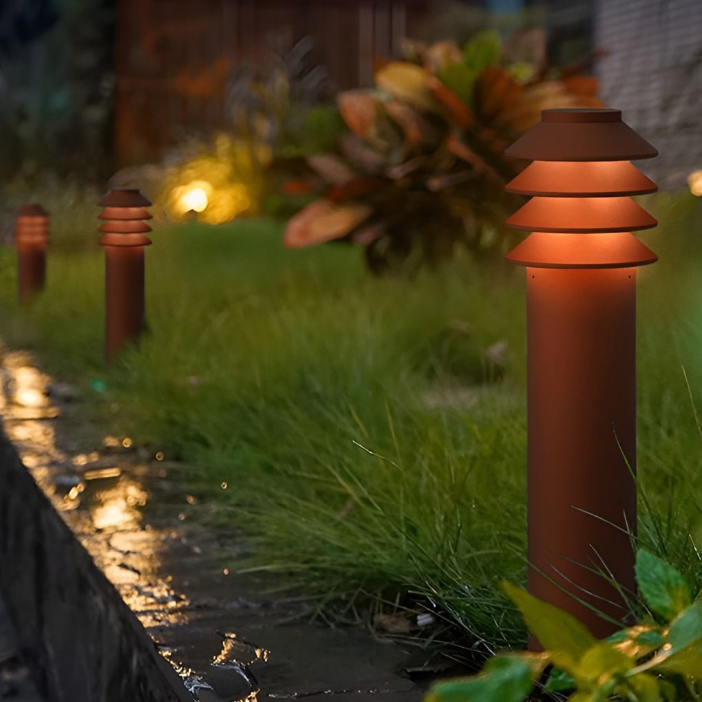 Modern Aluminum LED Outdoor Cylinder Light
