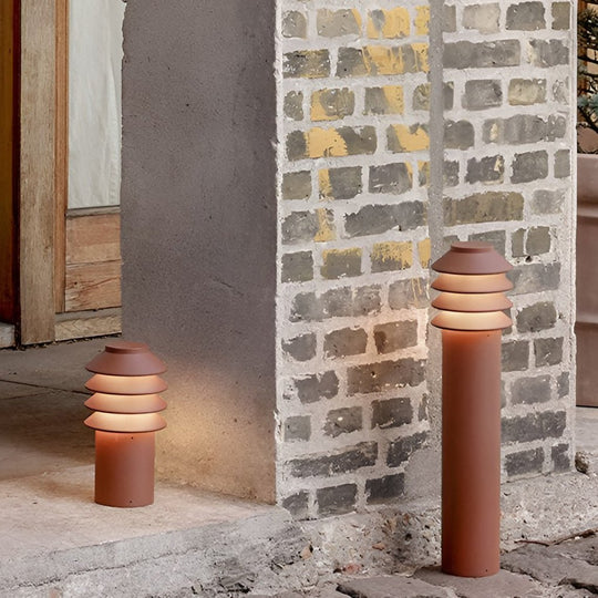 Modern Aluminum LED Outdoor Cylinder Light
