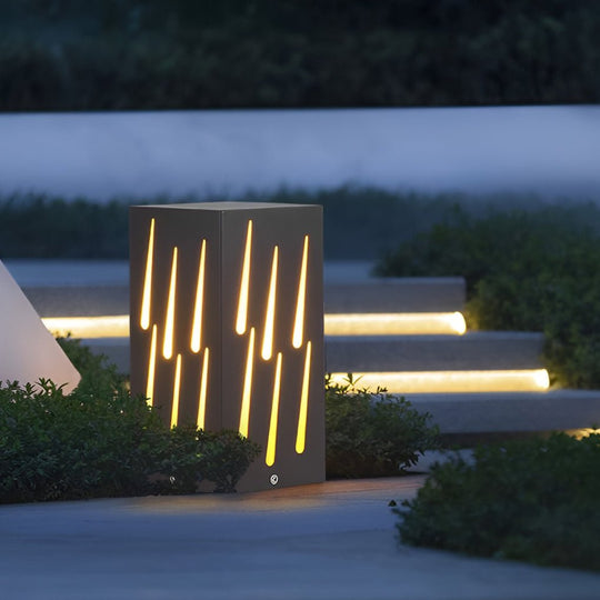 LED Pathway Light with Meteor Visual Effect Outdoor Decor