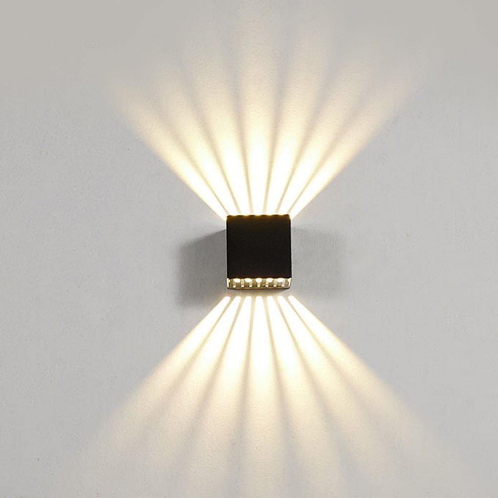 Creative LED Up and Down Outdoor Wall Lamp Waterproof Wall Sconce