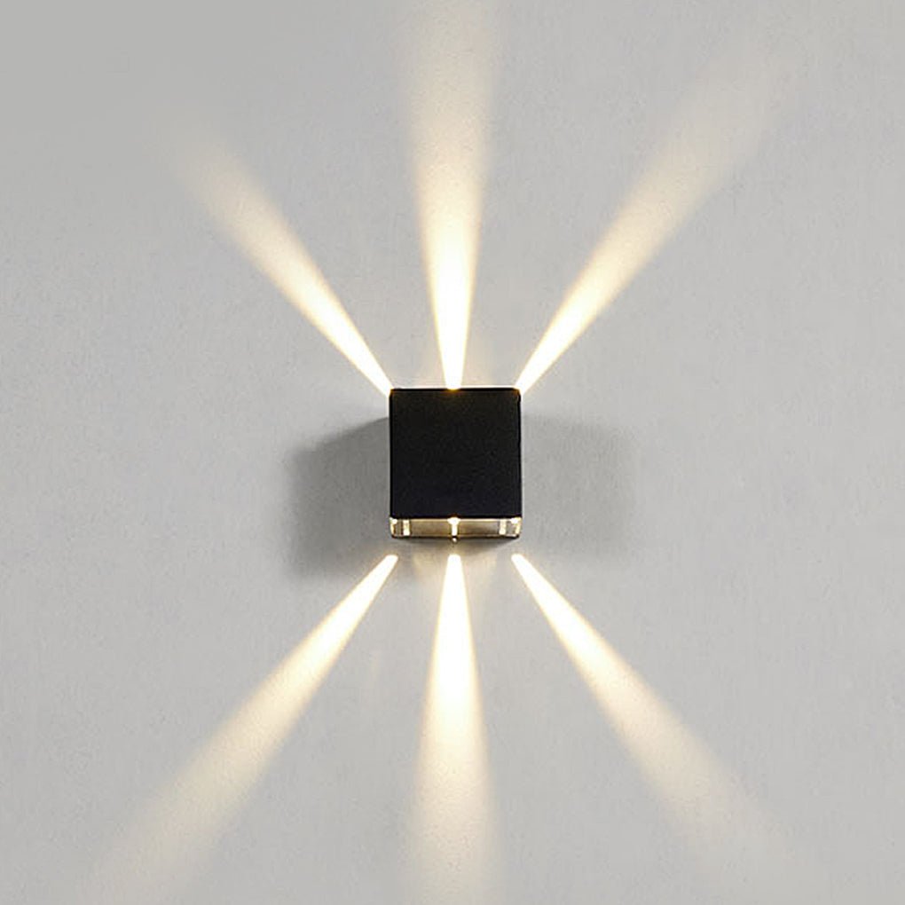 Creative LED Up and Down Outdoor Wall Lamp Waterproof Wall Sconce