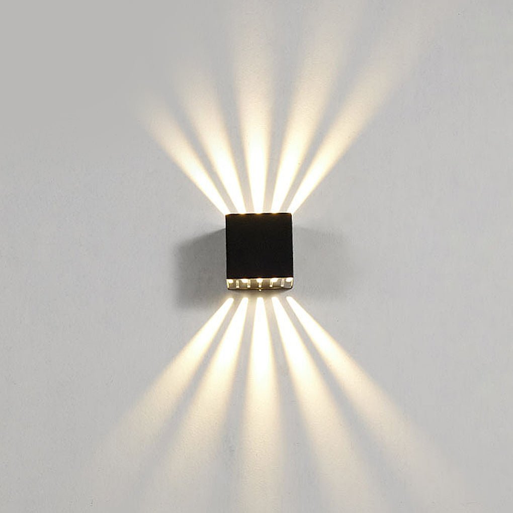 Creative LED Up and Down Outdoor Wall Lamp Waterproof Wall Sconce