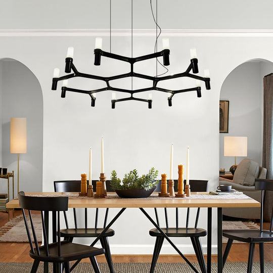 Creative Metal Geometric LED Nordic Chandelier