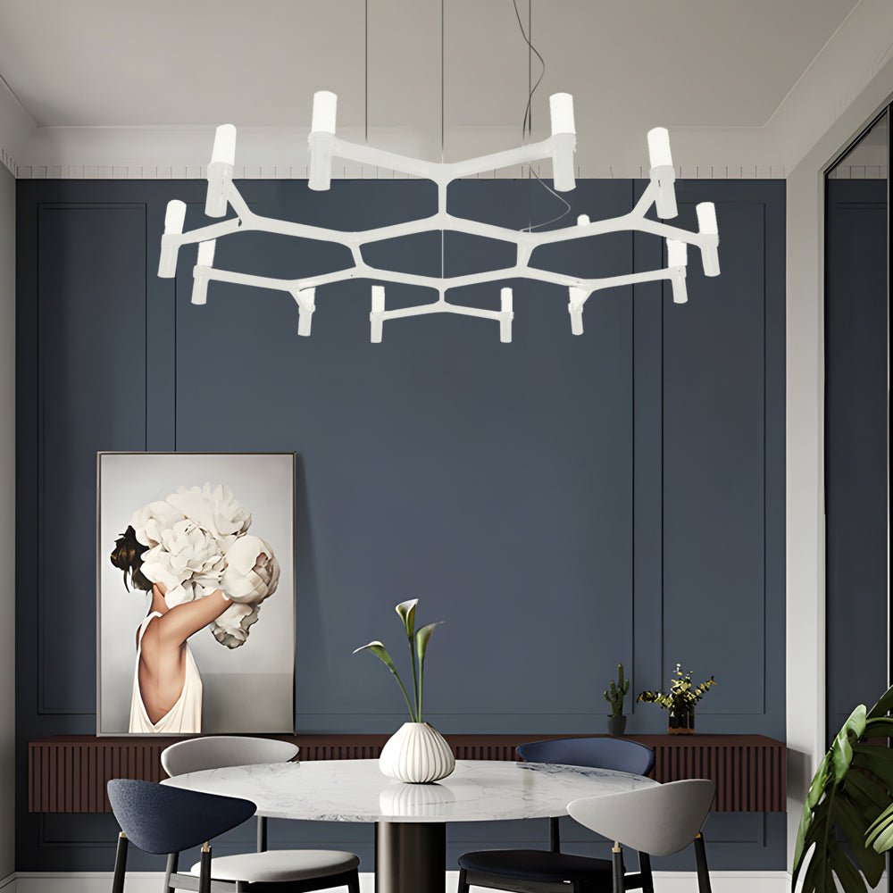 Creative Metal Geometric LED Nordic Chandelier
