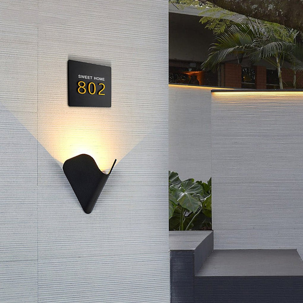 Creative Modern LED Wall Sconce Indoor Outdoor Waterproof Lamp