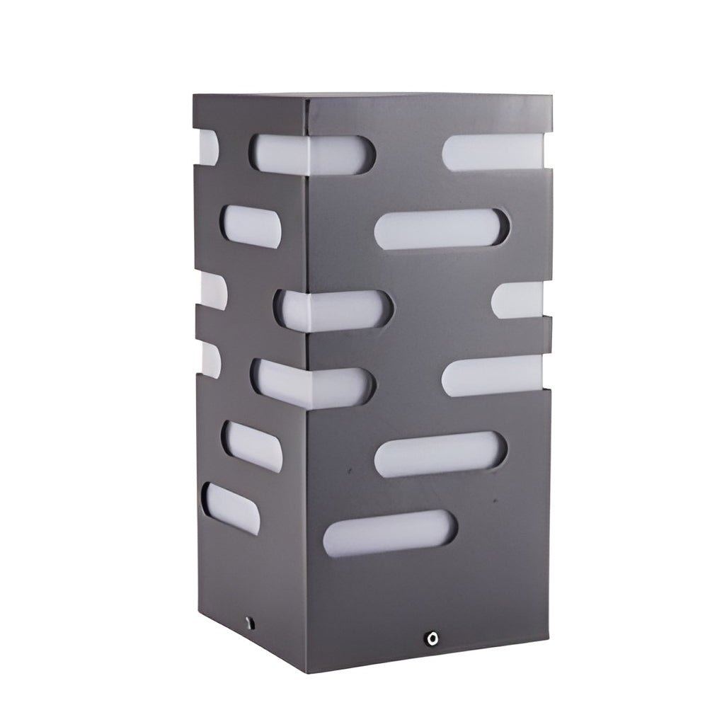 Modern Rectangular Outdoor Bollard Lights – Sleek and Durable