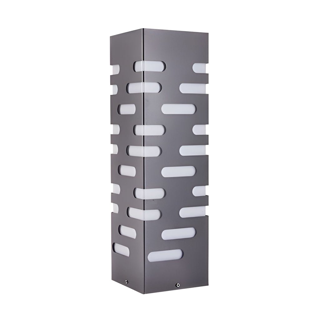 Modern Rectangular Outdoor Bollard Lights – Sleek and Durable