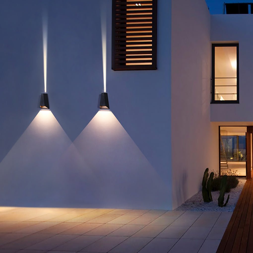 Up and Down Lighting LED Waterproof Black Creative Modern Porch Lights