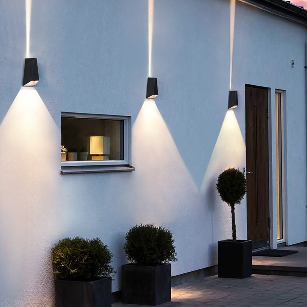 Up and Down Lighting LED Waterproof Black Creative Modern Porch Lights
