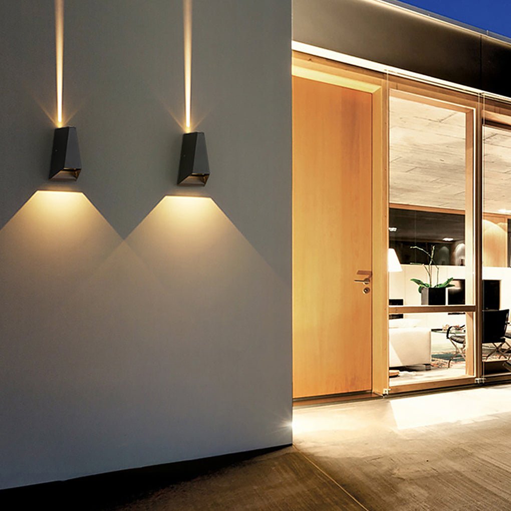 Up and Down Lighting LED Waterproof Black Creative Modern Porch Lights