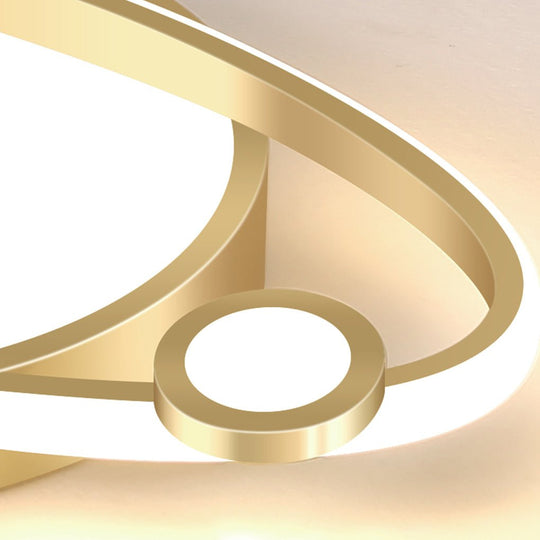 Creative Personalized Intelligent Control 3-Color Adjustable LED Ceiling Light