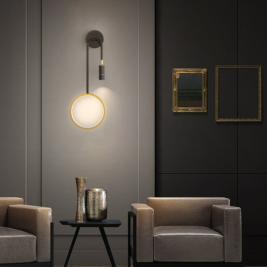 Creative Rings Stars 3 Step Dimming Modern Wall Lamp