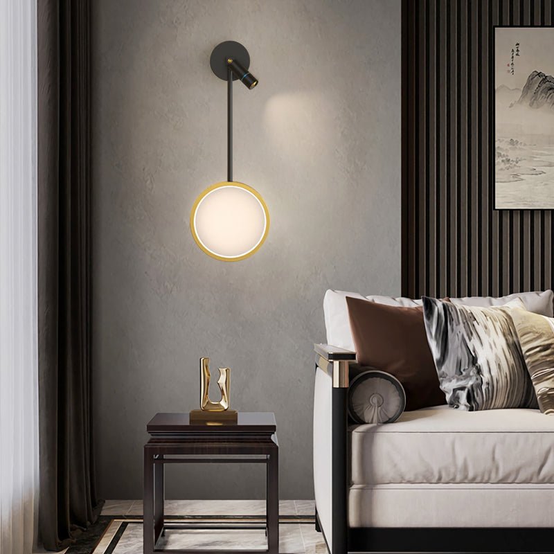 Creative Rings Stars 3 Step Dimming Modern Wall Lamp