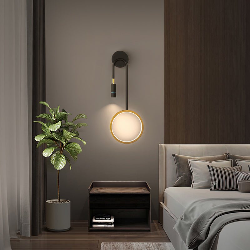 Creative Rings Stars 3 Step Dimming Modern Wall Lamp