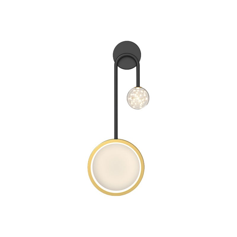 Creative Rings Stars 3 Step Dimming Modern Wall Lamp