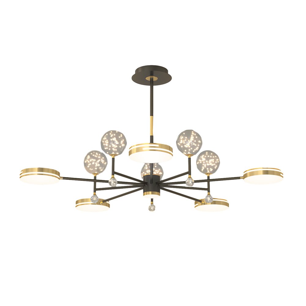 Creative Round Stars Ball 3-Step Dimming Modern Ceiling Light