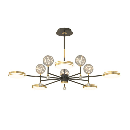 Creative Round Stars Ball 3-Step Dimming Modern Ceiling Light