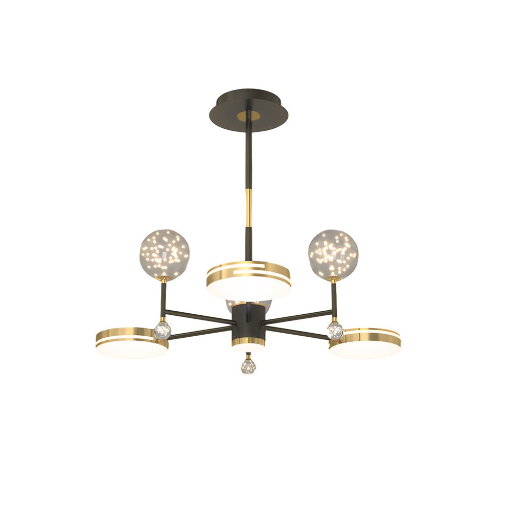 Creative Round Stars Ball 3-Step Dimming Modern Ceiling Light