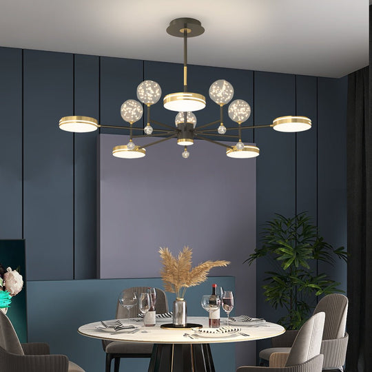 Creative Round Stars Ball 3-Step Dimming Modern Ceiling Light
